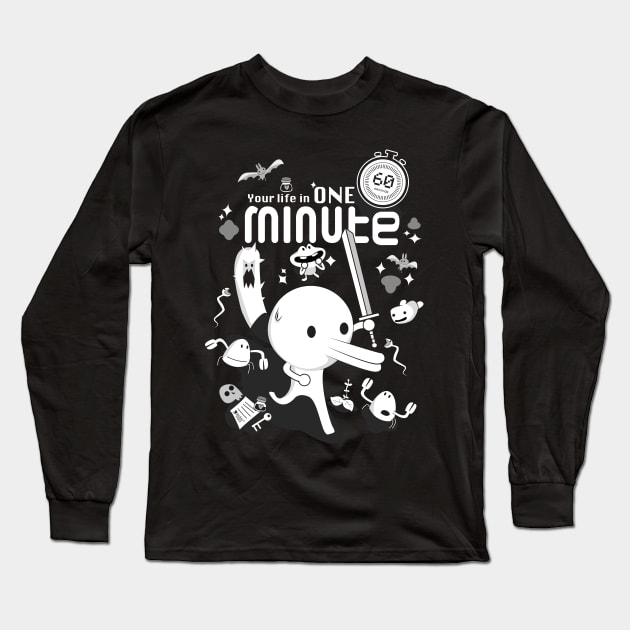 Minit Long Sleeve T-Shirt by GualdaTrazos